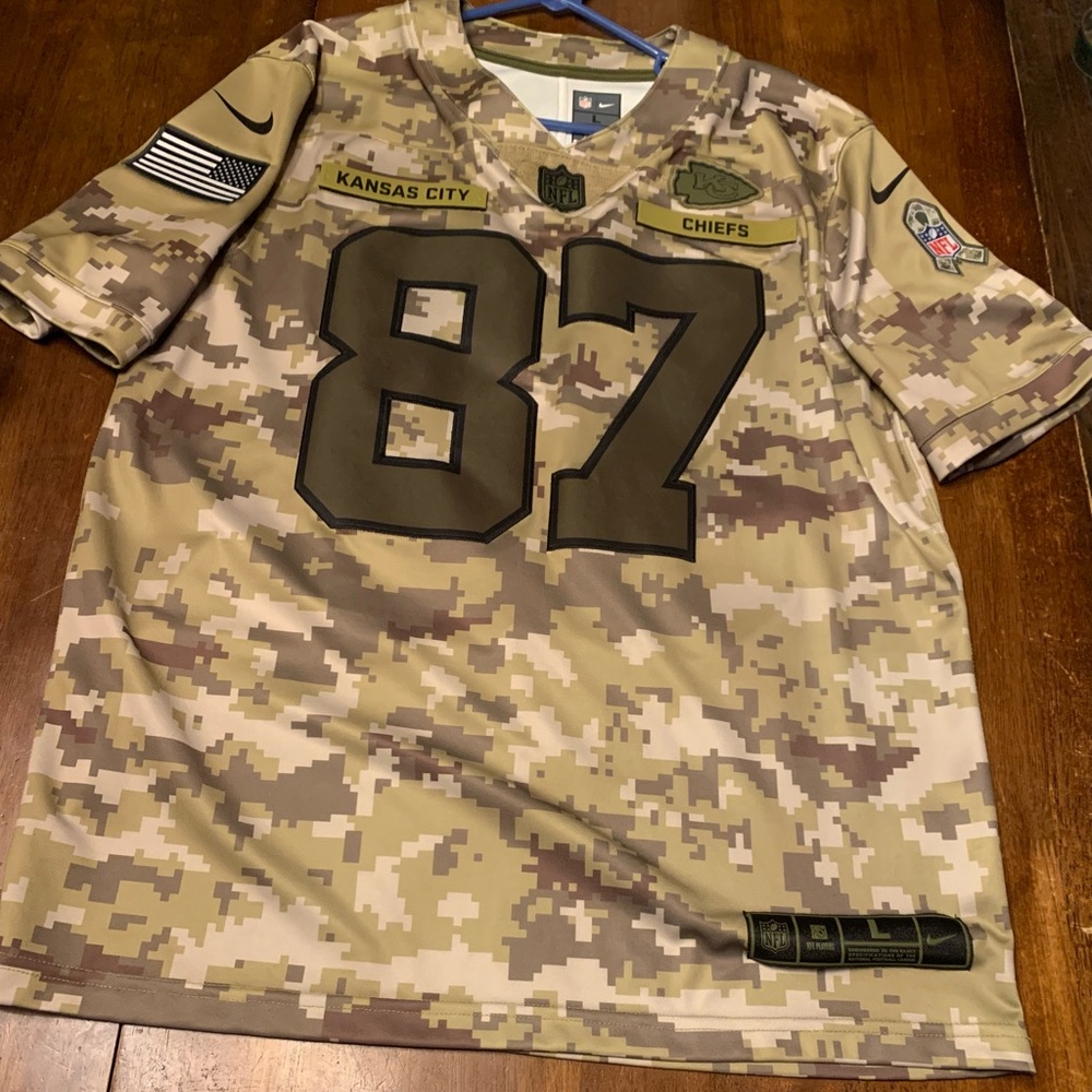 Chiefs Jersey - Travis Kelce special military edition